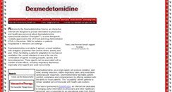 Desktop Screenshot of dexmedetomidine.com