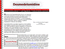Tablet Screenshot of dexmedetomidine.com